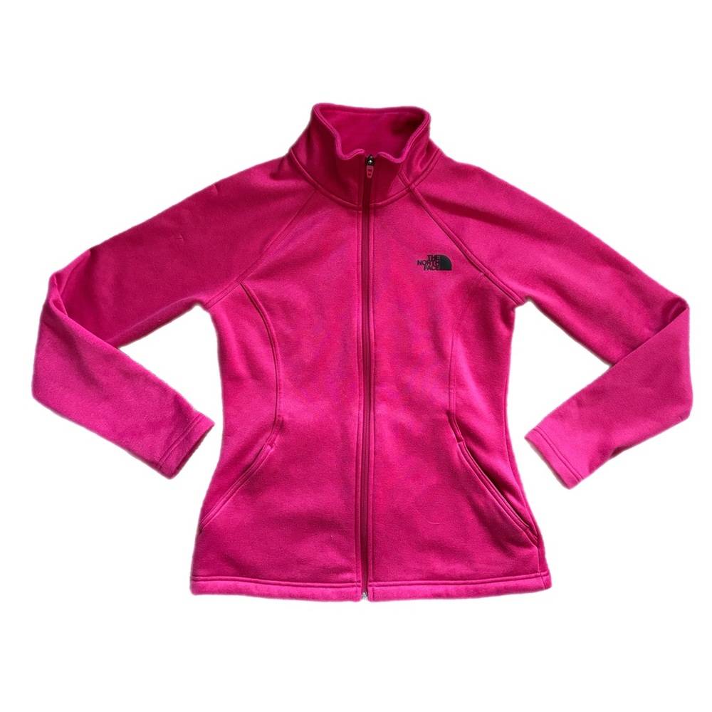 The North Face agave Women's Vibrant Pink full zip jacket